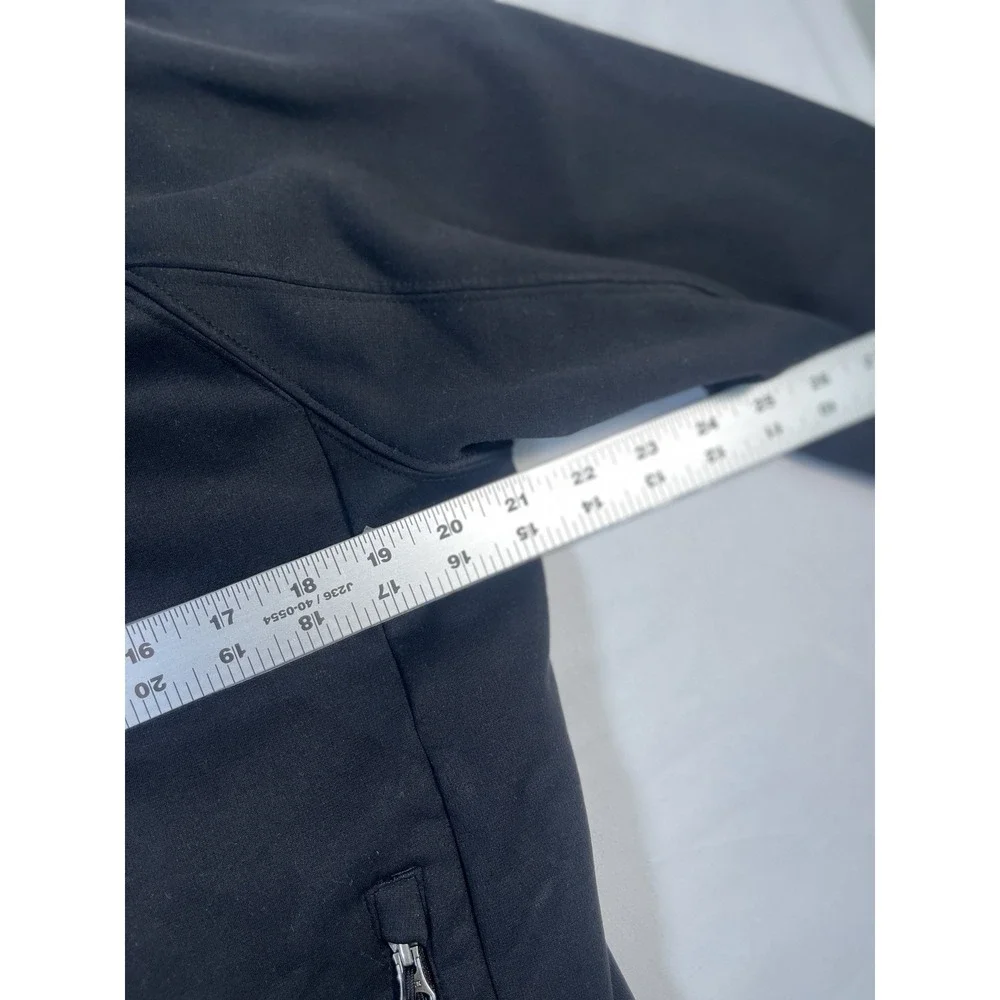North Face Mens Full Zip Hooded Jacket Medium Outdoor Cold Weather Trendy Black